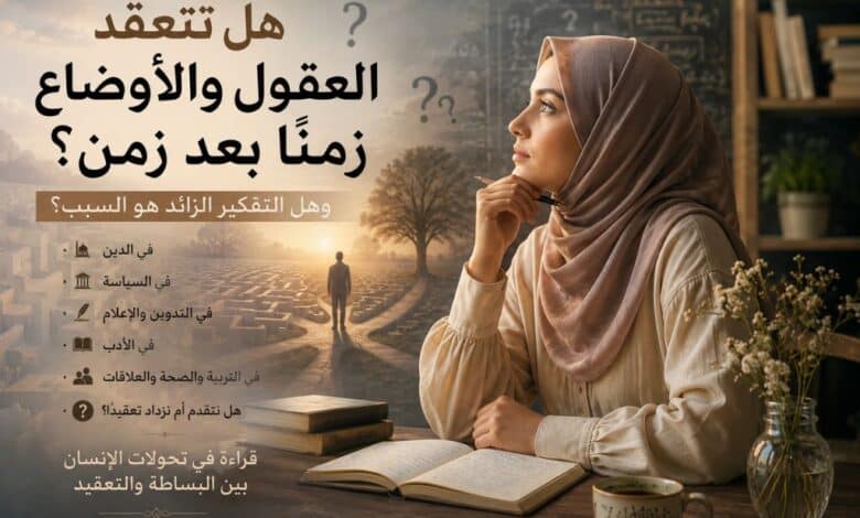 موقع زاد الحق - هل أصبح التفكير الزائد يعقد حياتنا؟ من الدين والسياسة إلى الأدب والحياة اليومية التفكير الزائد