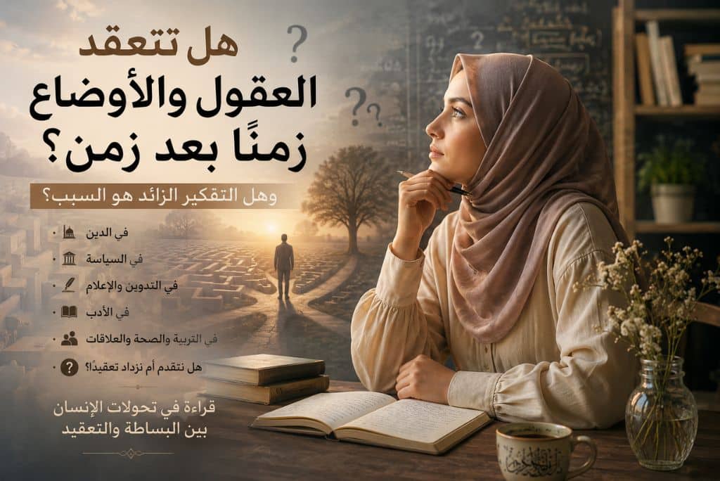موقع زاد الحق - هل أصبح التفكير الزائد يعقد حياتنا؟ من الدين والسياسة إلى الأدب والحياة اليومية التفكير الزائد