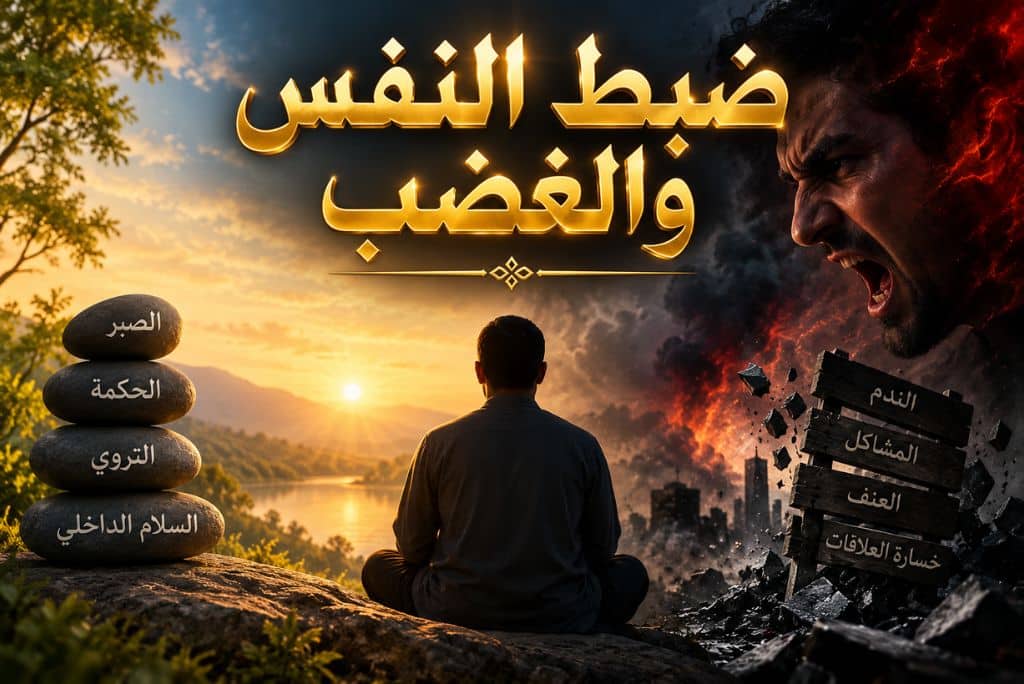 موقع زاد الحق - أهمية ضبط النفس عند الغضب ضبط النفس